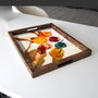 Aberto Design Bandeja REF043 Multicolor en Madera Maciza con Impresión UV